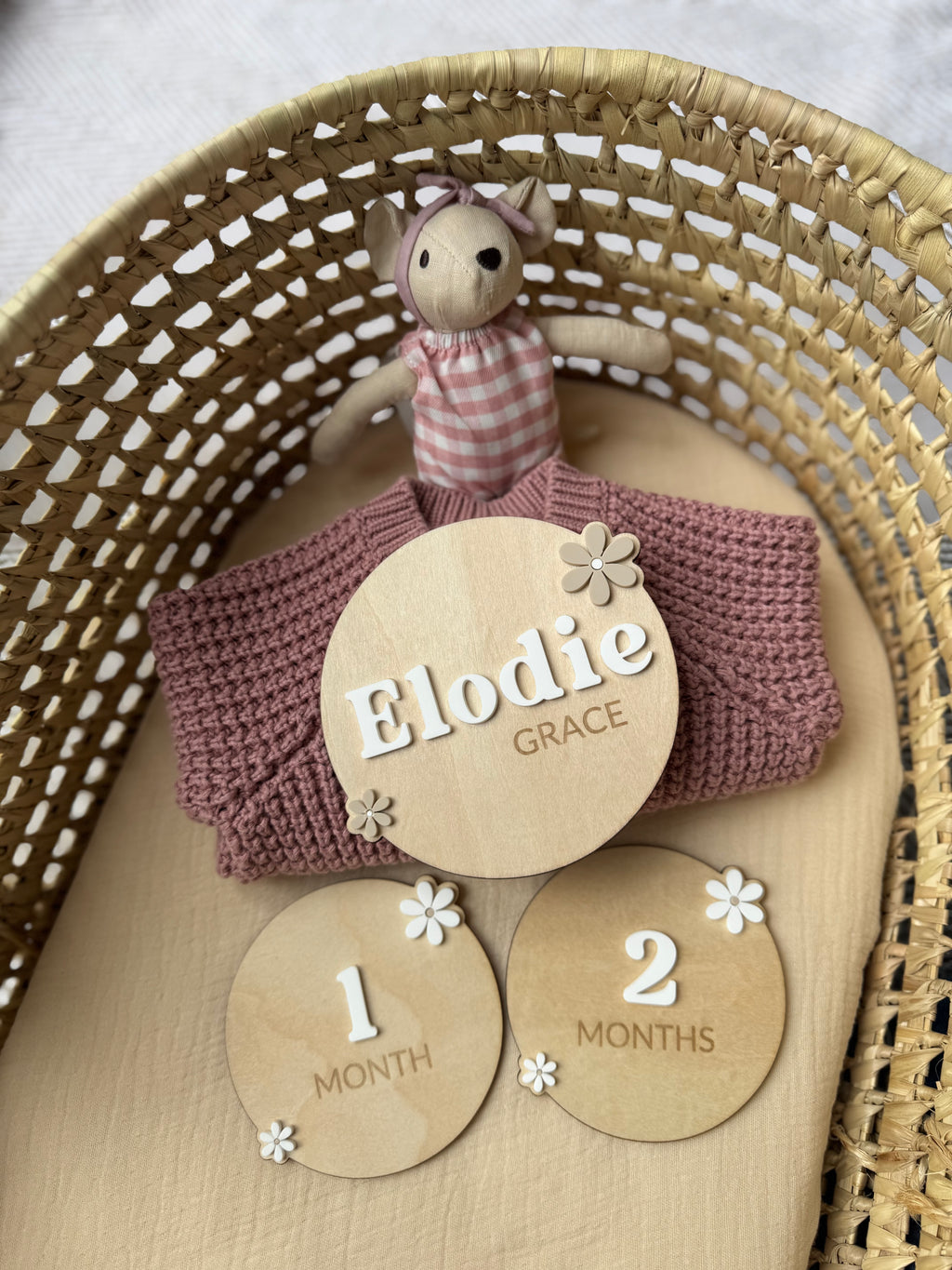 Daisy name wooden plaque image 2