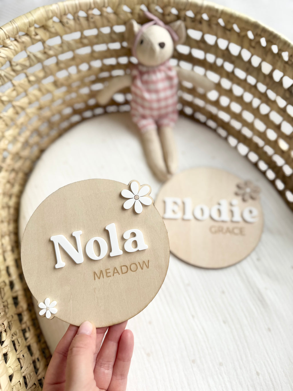 Daisy name wooden plaque image 0