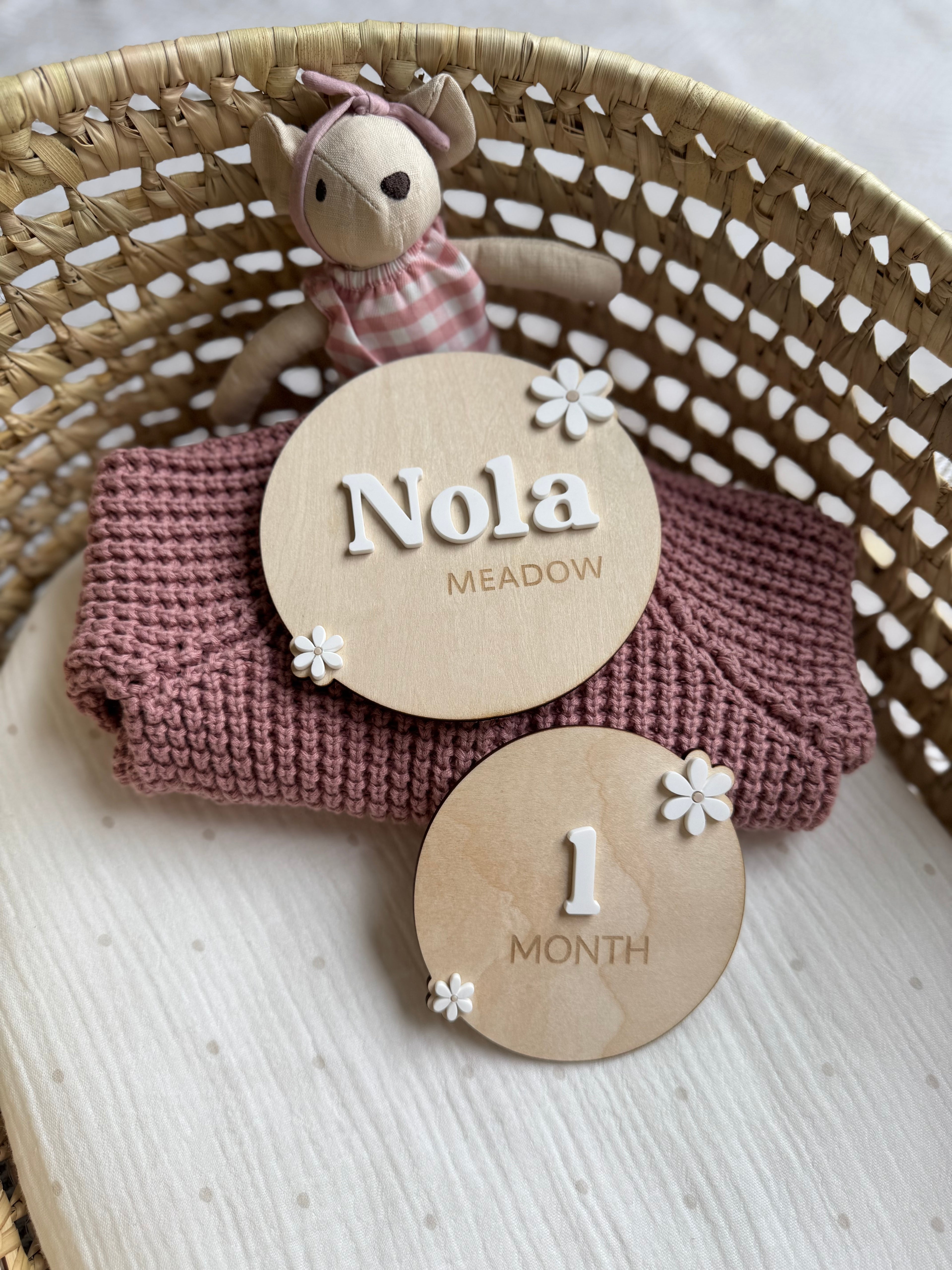 Daisy name wooden plaque image 3