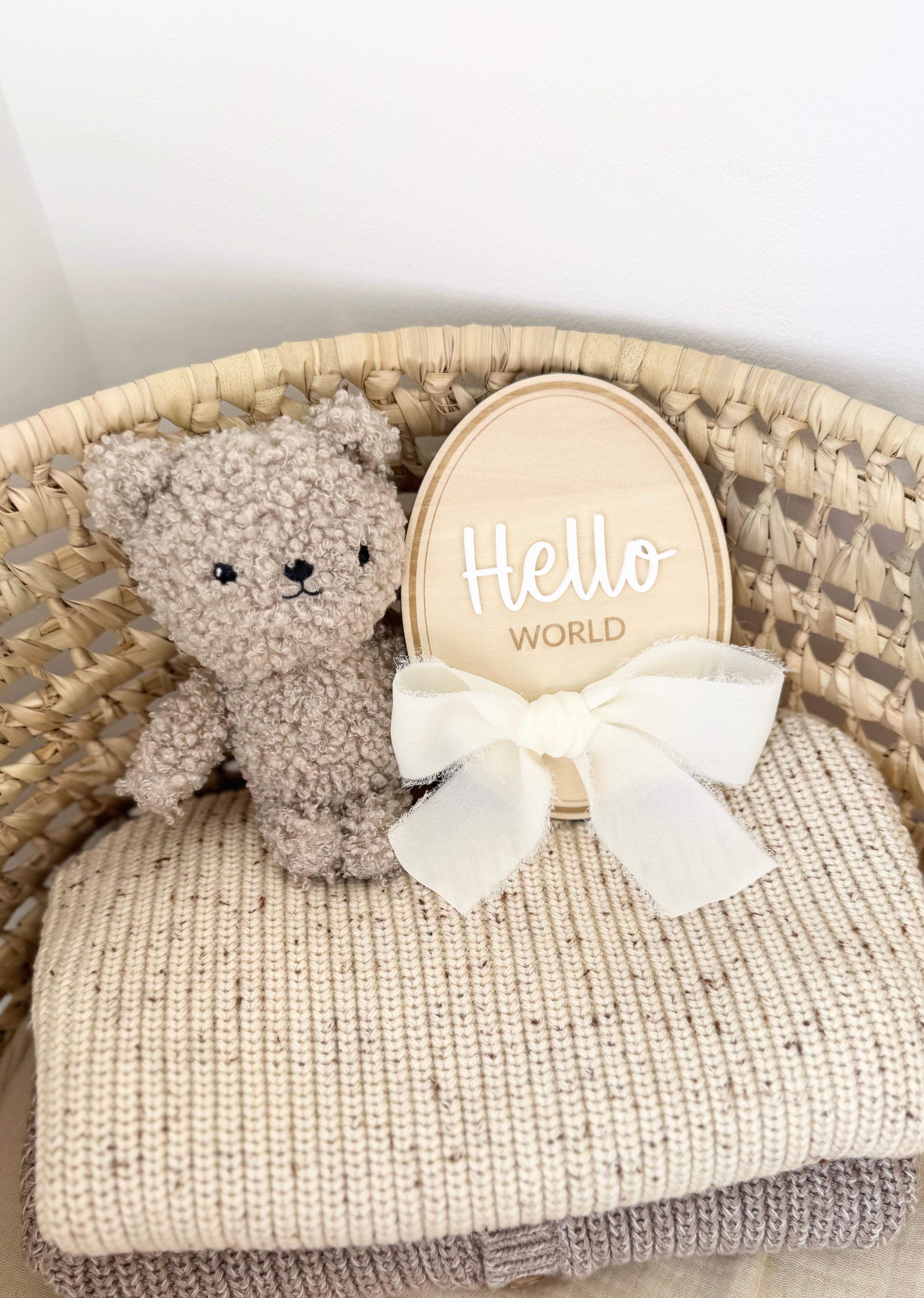 Hello World Plaque