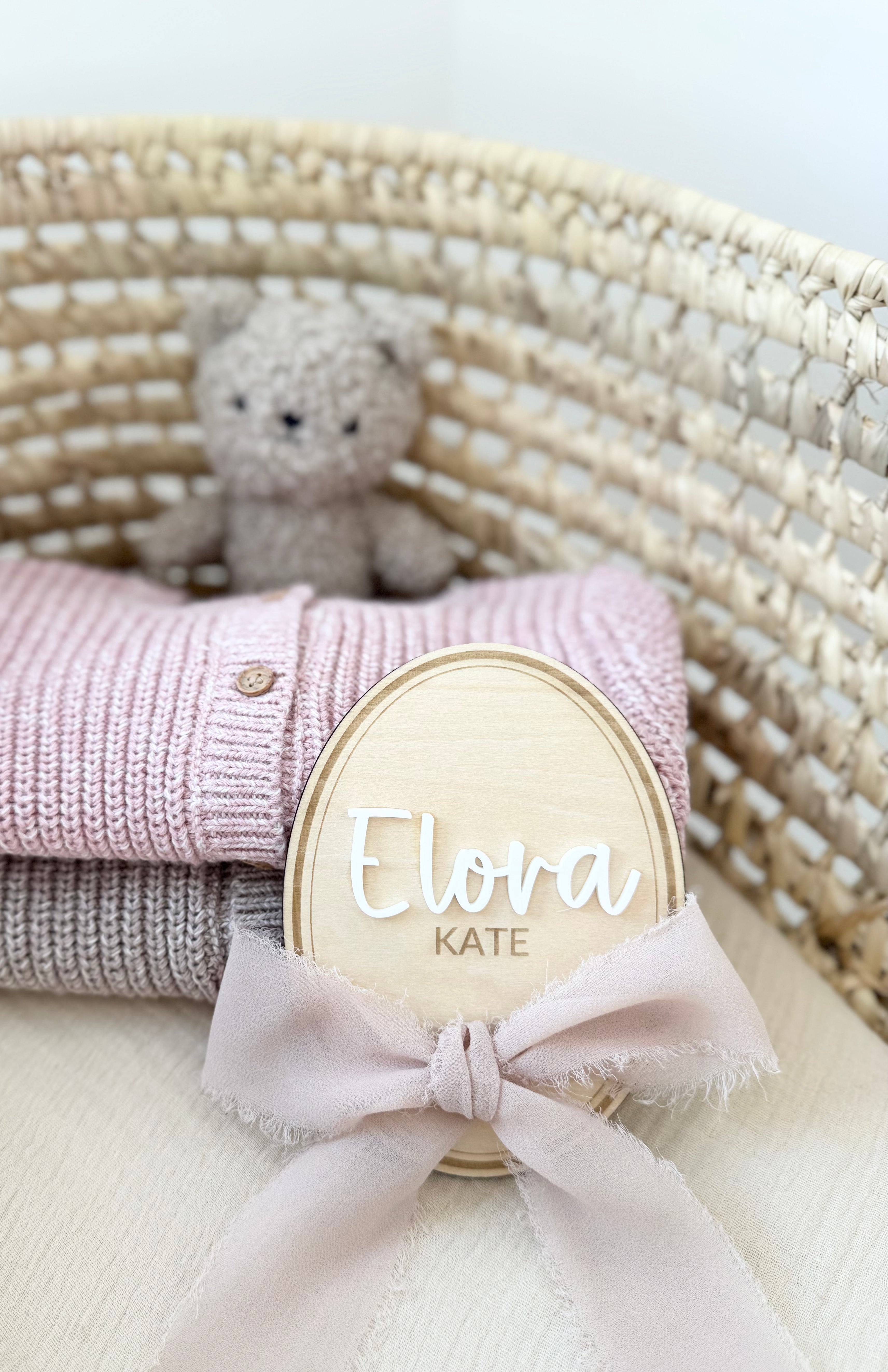 Vintage Name Plaque