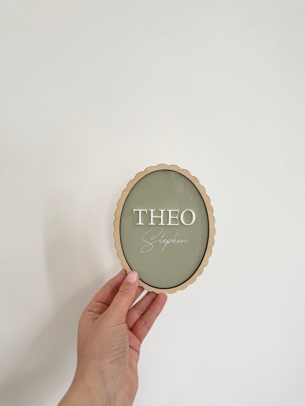 Vintage Style Name Plaque