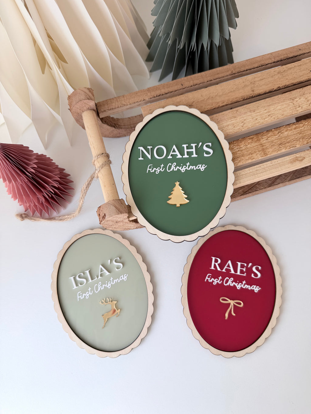 First Christmas Plaque