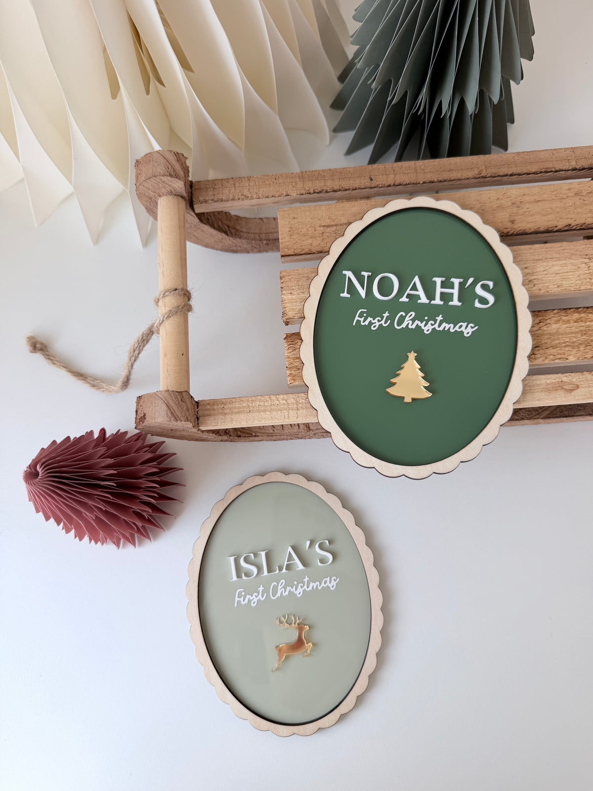 First Christmas Plaque