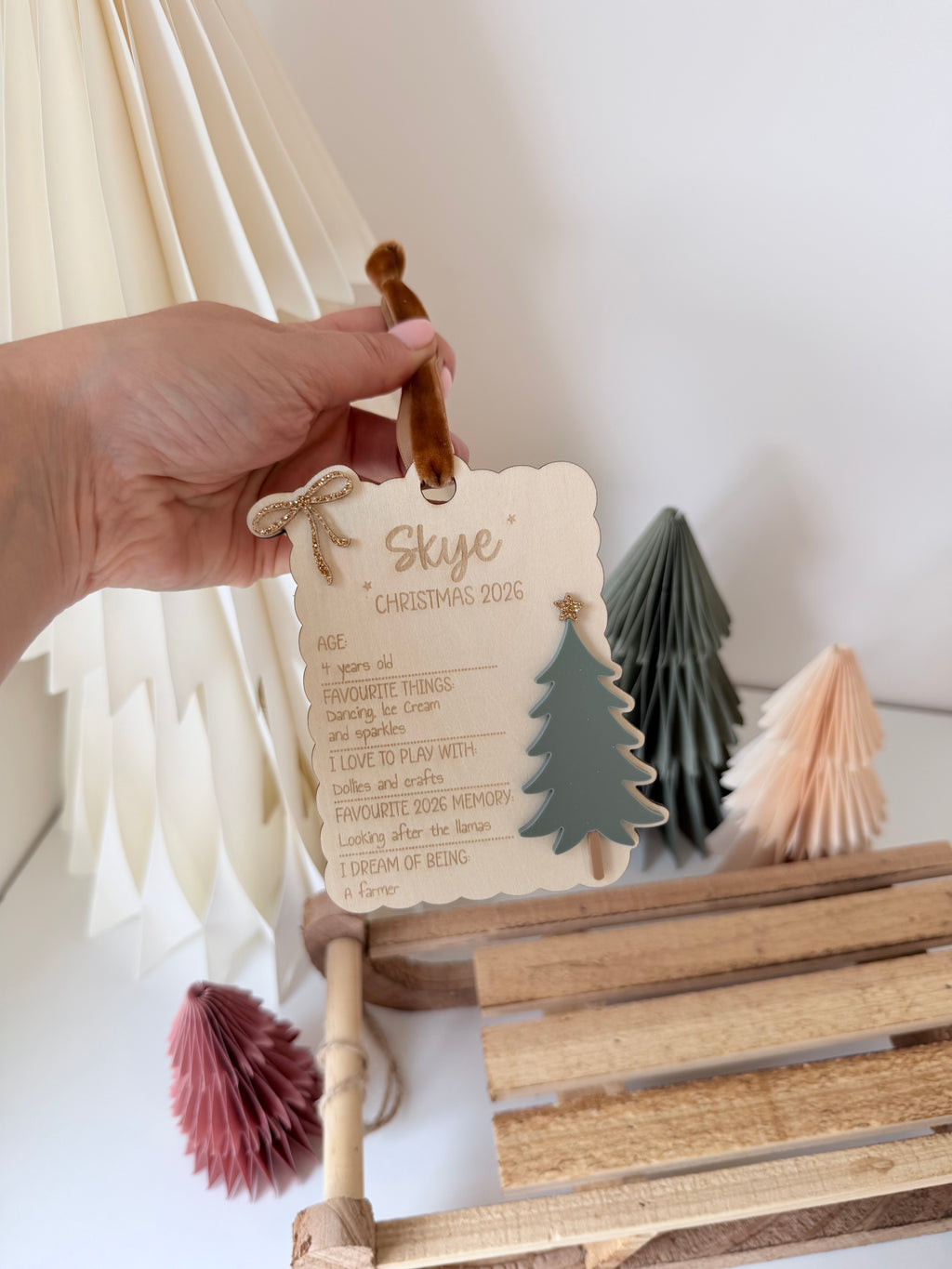 Keepsake Year Tree Decoration