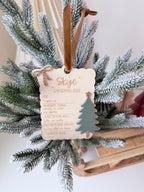 Keepsake Year Tree Decoration