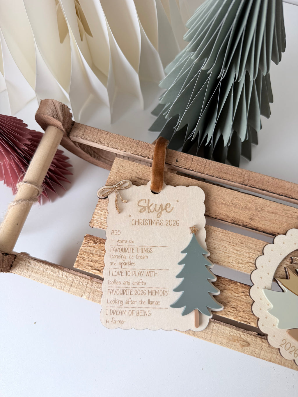 Keepsake Year Tree Decoration