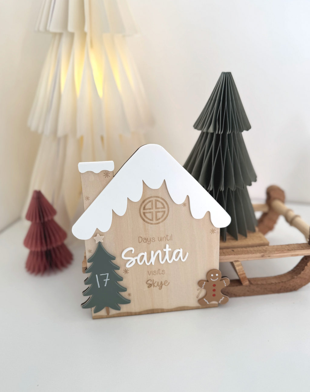 Gingerbread House Christmas Countdown