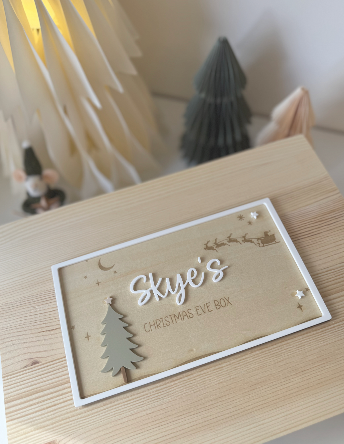 Christmas Box Plaque